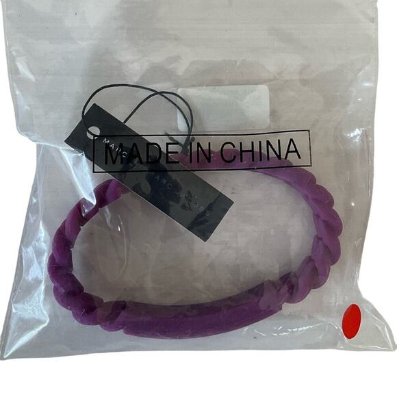 Marc by Marc Jacobs Purple Chain Bracelet NEW - Picture 6 of 6